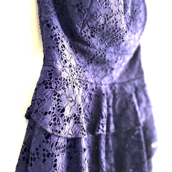 Lovely Day Simple & Strapless Violet Purple Dress - Picture 7 of 8